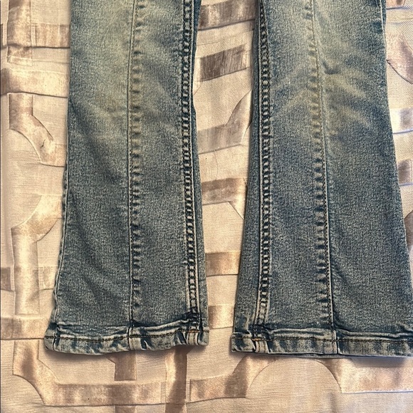 H&M Blue Boot-Cut Jeans with Vintage Faded Look - Picture 2 of 7